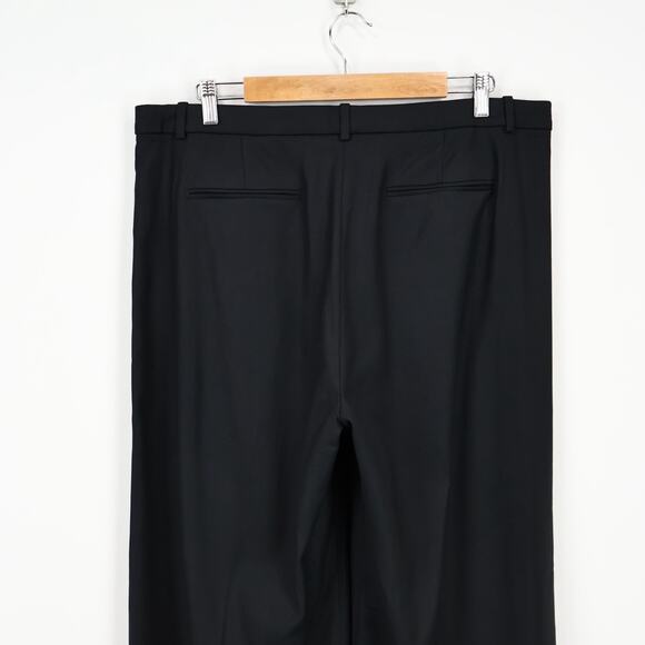 J.Crew Lower Rise Essential Wide Leg Pant City Twill Black Size 14 NWT - Picture 7 of 9